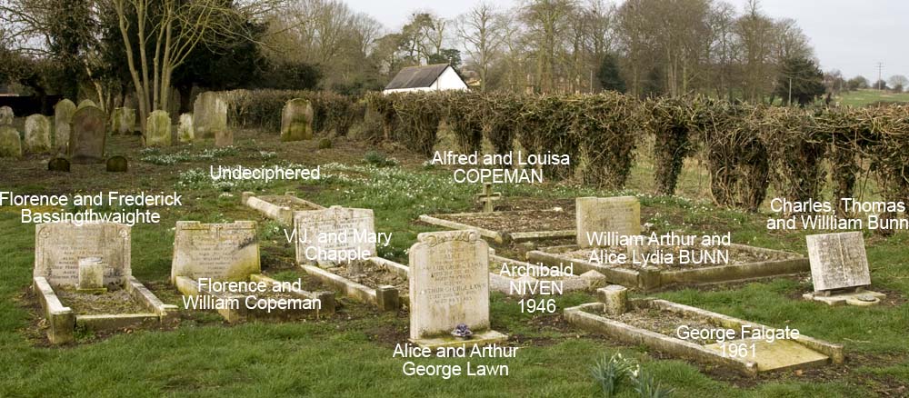 1. The North Eastern Corner of Forncett St Mary churchyard